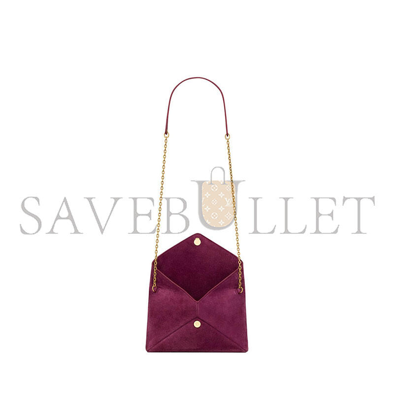 YSL CASSANDRE SMALL CHAIN POUCH IN SUEDE 8555691U80W6976 (19*12*3cm)